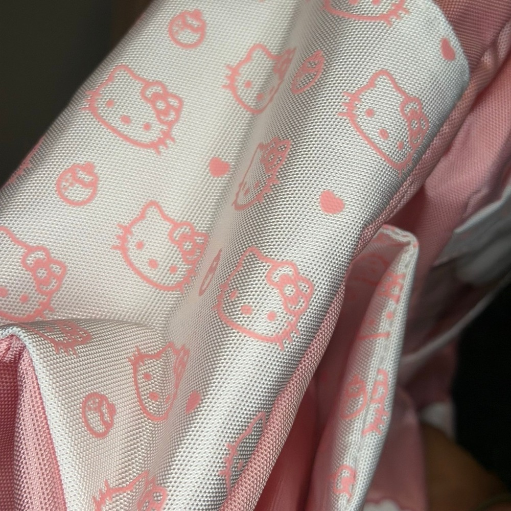 NWT Hello Kitty Bioworld Pink Collector Pin ITA Backpack Plush Display Sanrio - Picture 9 of 10